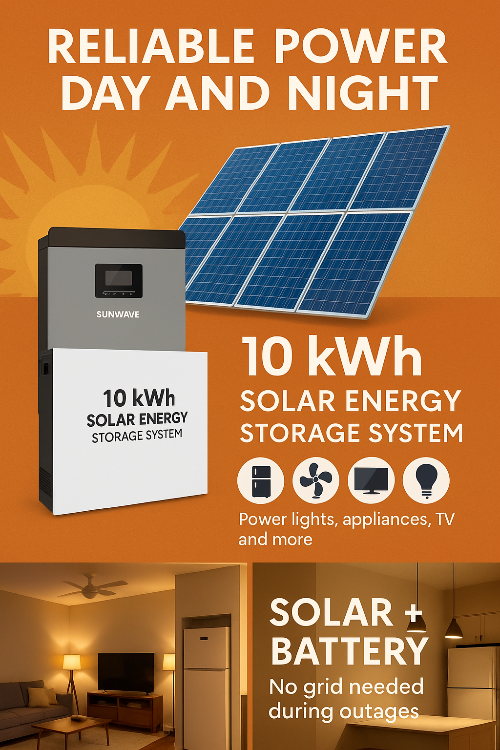 Système Domestique ESS 10 kWh